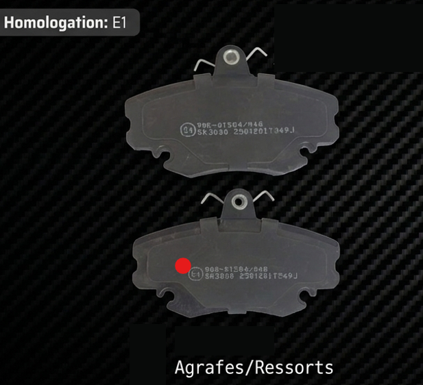 Plaquettes de Frein SAMKO - 5SP349 (Ref 10)