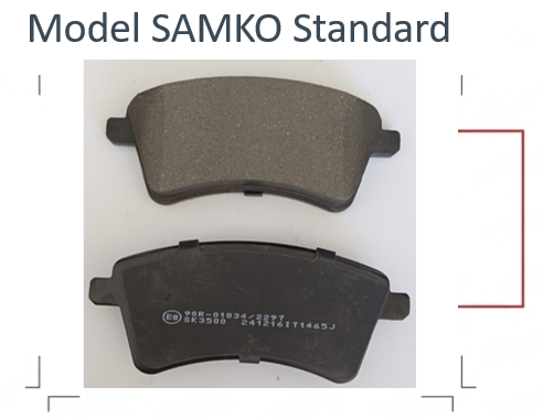Plaquettes de Frein SAMKO - — (Ref 2)