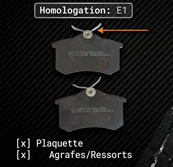 Plaquettes de Frein SAMKO - 5SP294 (Ref 7)